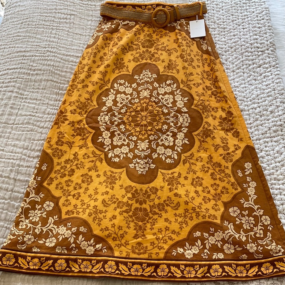 NWT Zimmerman Raie Column Skirt